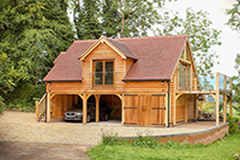 Oak Garages With Room Above Accommodation
